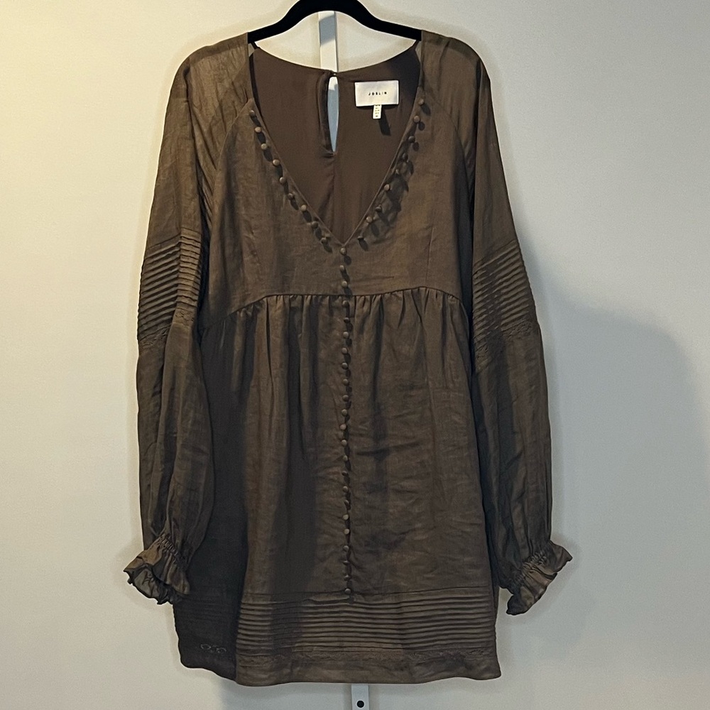 *JOSLIN* Lillian Linen Dress Size Small EUC - Picture 6 of 12